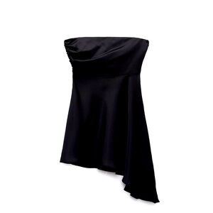 Zara Strapless Satin Effect Dress